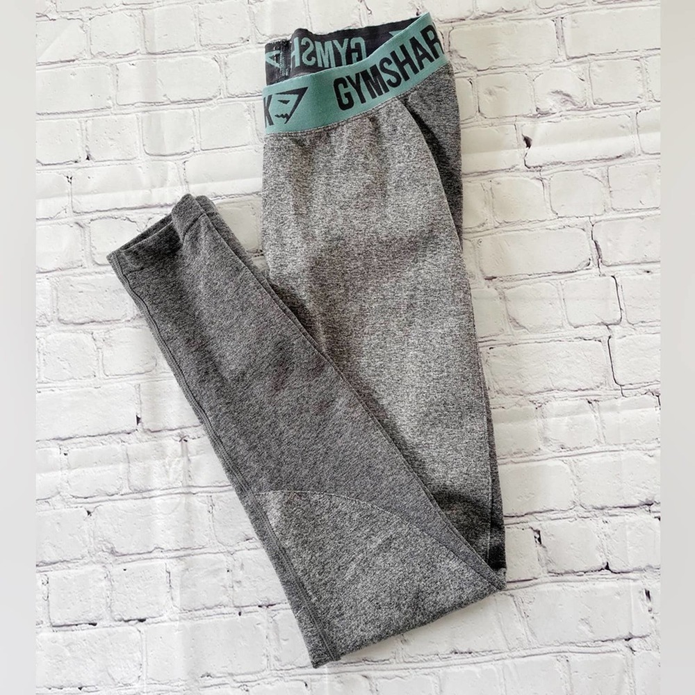 [Gymshark] grey flex grey seamless workout leggings medium